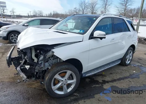 2017 Mercedes-Benz Gle 350 4Matic из США, поврежденный, VIN 4JGDA5HB2HA848903